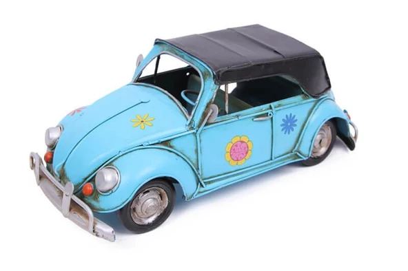 Dekoratif Metal Araba Vintage Ev Ofis Hediyelik - Resim 2