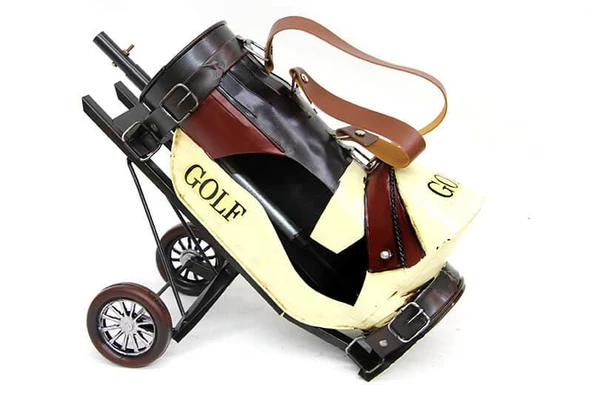 Dekoratif Metal Golf Arabası Golf Vintage Ev Ofis Dekoratif Hediyelik ürün görseli 1