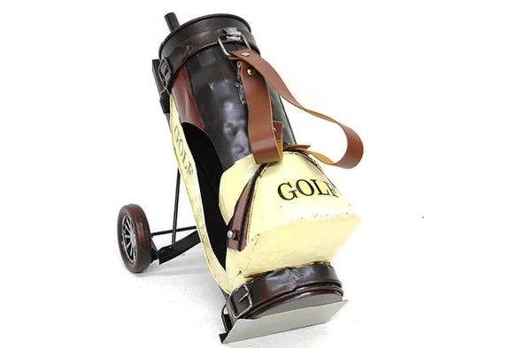 Dekoratif Metal Golf Arabası Golf Vintage Ev Ofis Dekoratif Hediyelik - Resim 3