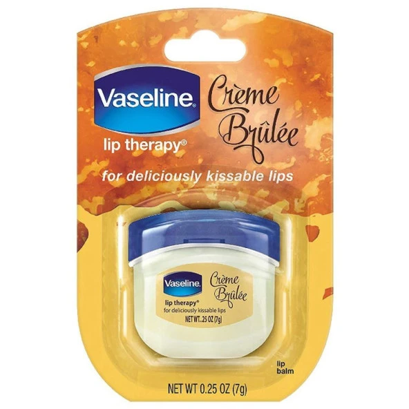 Vaseline Lip 7gr Therapy Creme Brulee