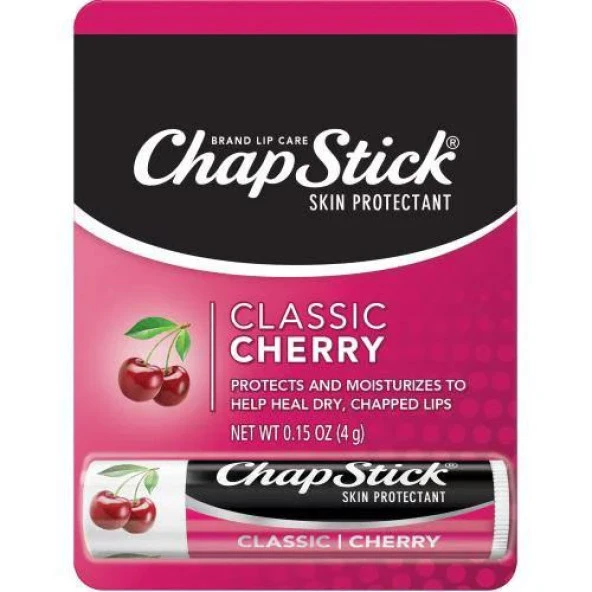 ChapStick Classic Cherry Lip Balm Tube 4 gr (0.15 oz)