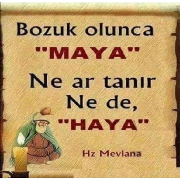 Bozuk Olunca Maya Yazılı Ahşap Buzdolabı Magneti