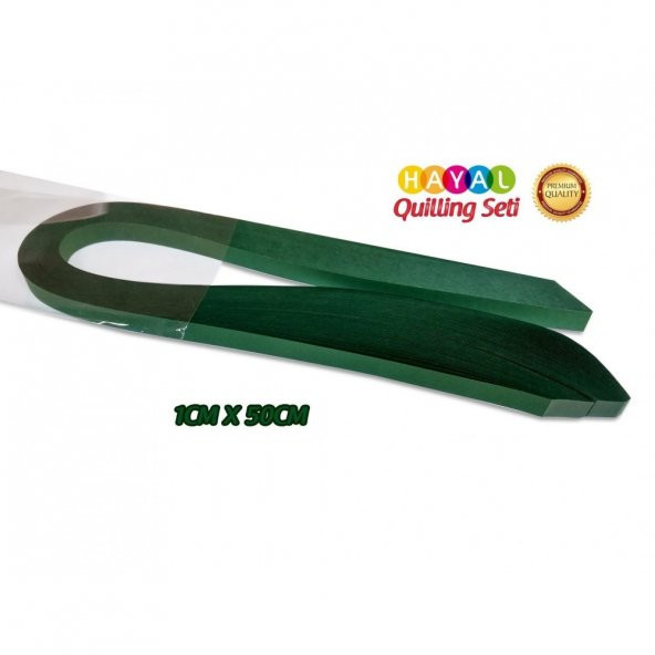 Hayal 1cm Quilling Kağıdı - Petrol nefti  Yeşil 50li ürün görseli