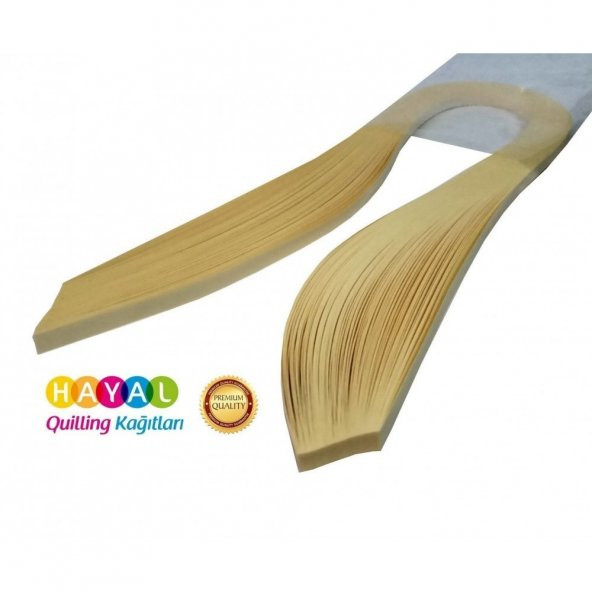 Hayal 1cm Krem Renkli Quilling Kağıdı - 50li