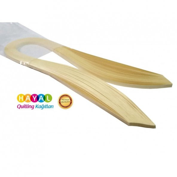 Hayal 1cm Krem Renkli Quilling Kağıdı - 50li - 2