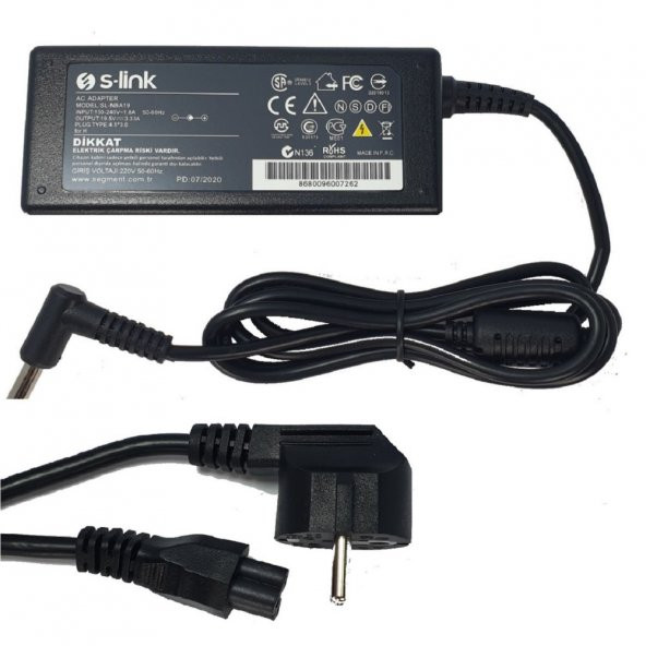 Dell Inspiron 13-7000 7373 P83G Adaptör Şarj Aleti-Cihazı