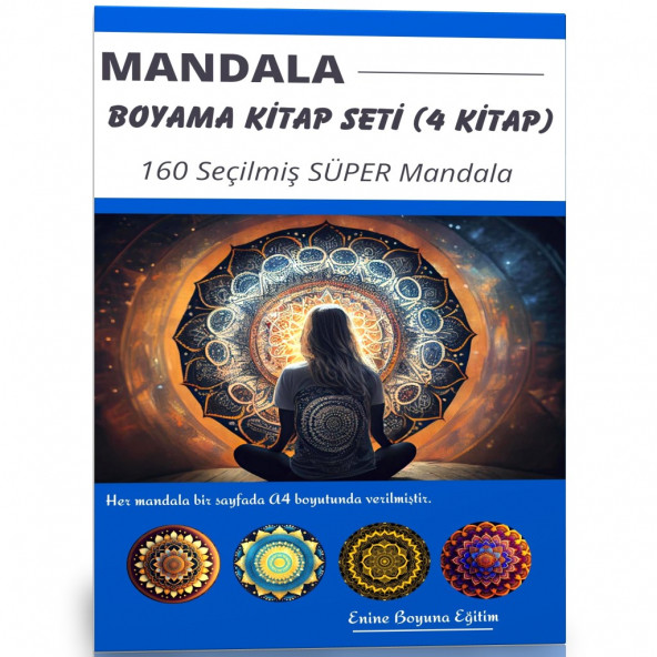 Mandala Boyama Kitap Seti (4 Kitap)