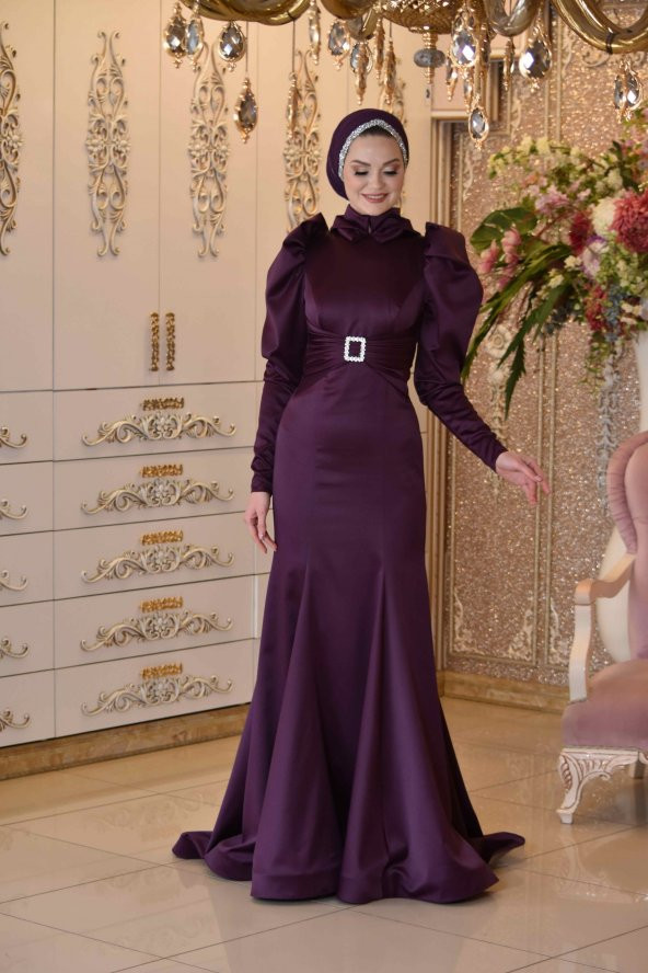 DEVA MÜRDÜM ABİYE ELBİSE - 5