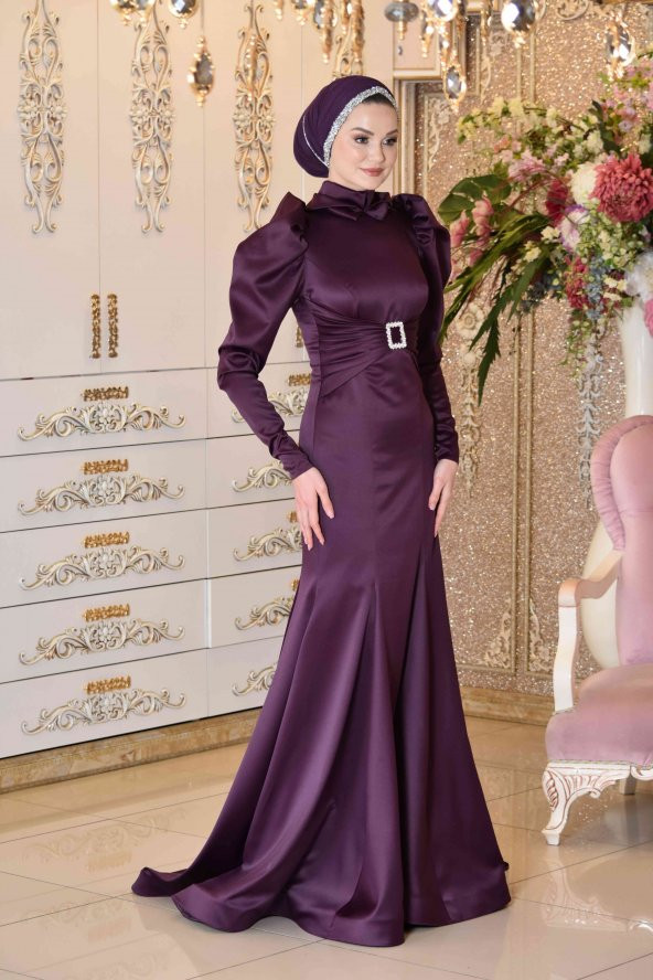 DEVA MÜRDÜM ABİYE ELBİSE - 7