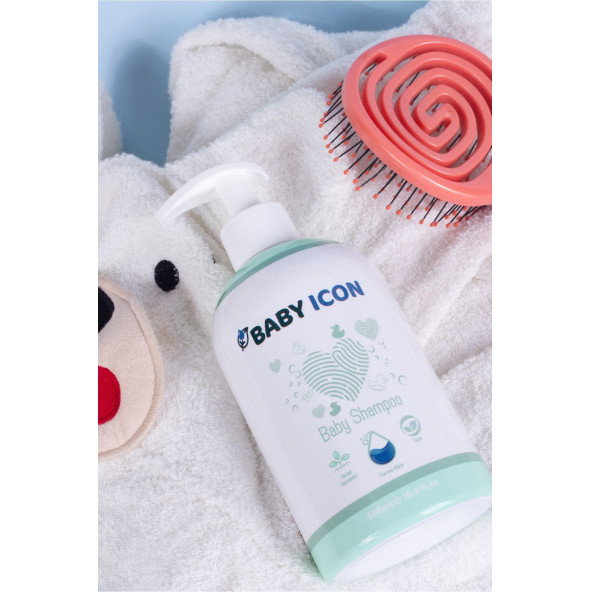 Baby icon Saç ve Vücut Bebek Şampuanı Vegan Sülfat ve Parfüm içermez 300 ml - 4