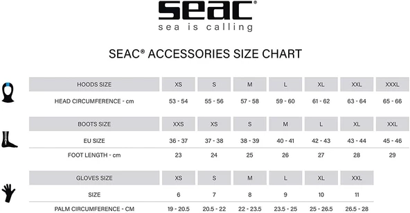 Seac Sub Standart 5 mm Dalış Başlık - 2