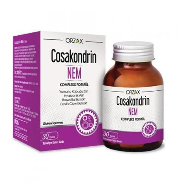 Orzax Cosakondrin Nem 30 Tablet