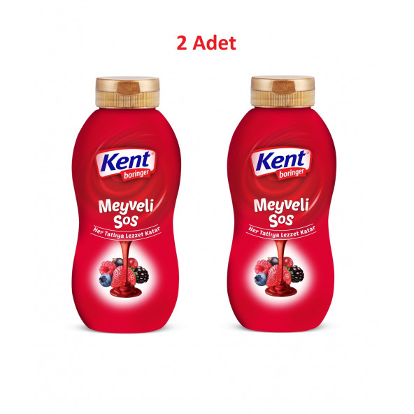 Kent Boringer Meyveli Topping Sos 320 Gr x 2 Adet