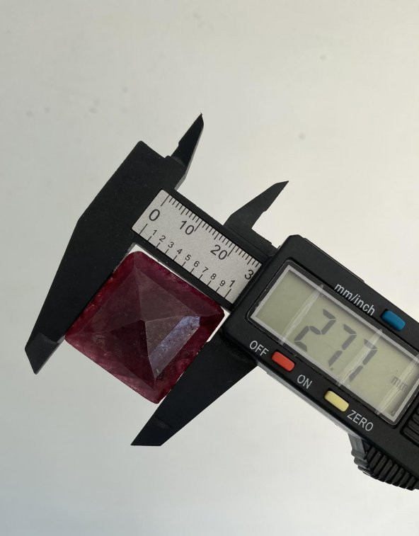 Faset Kesim Doğal Yakut Taşı 90 Karat ( Ruby , Rubin Stone) - 5