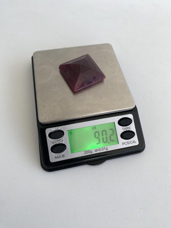 Faset Kesim Doğal Yakut Taşı 90 Karat ( Ruby , Rubin Stone) - 10