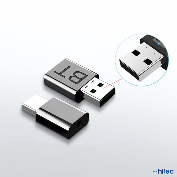 ScHitec BT-660 2 İn 1 Bluetooth 5.0 Ses Alıcı Verici Kablosuz Dönüştürücü - 2
