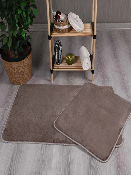 My Evilla Modern Dekoratif Kaymaz Taban Simirna  Banyo Klozet takımı 60x100-50x60 - 5