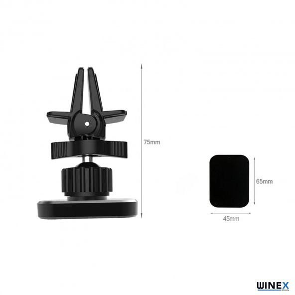 Winex CF-516 Manyetik Kilitli Araç İçi Telefon Tutucu - 5