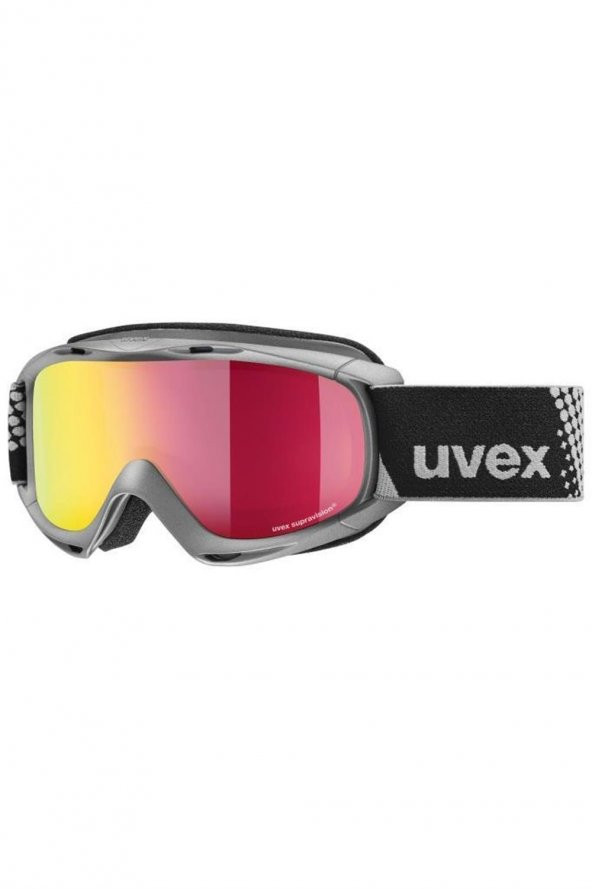Uvex Slider FM Çocuk Kayak Gözlüğü Gri/Kırmızı
