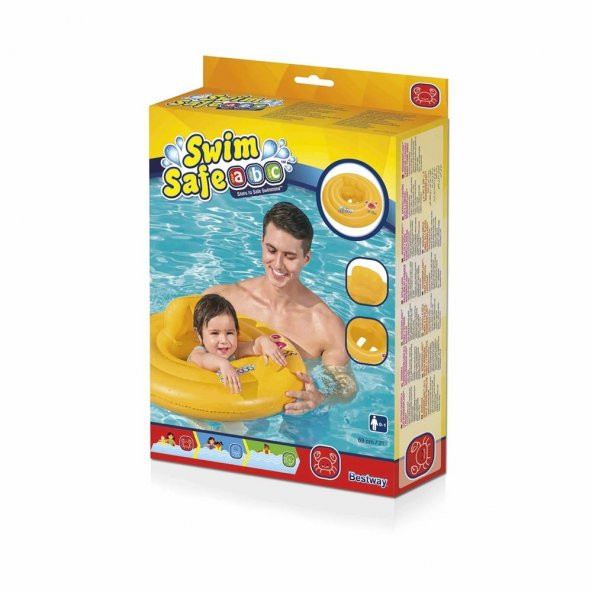 Bestway Swim Safe ABC 69cm Wondersplash Round Baby Boat (Bebe Flatörü) - 2