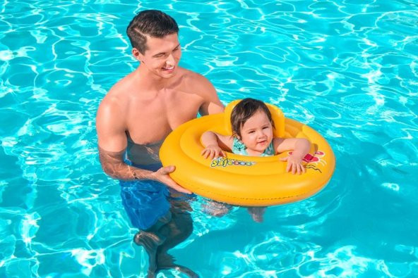 Bestway Swim Safe ABC 69cm Wondersplash Round Baby Boat (Bebe Flatörü) - 10