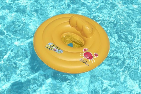 Bestway Swim Safe ABC 69cm Wondersplash Round Baby Boat (Bebe Flatörü) - 12