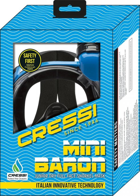 Cressi Baron Çocuk Tam Yüz Maske - 8