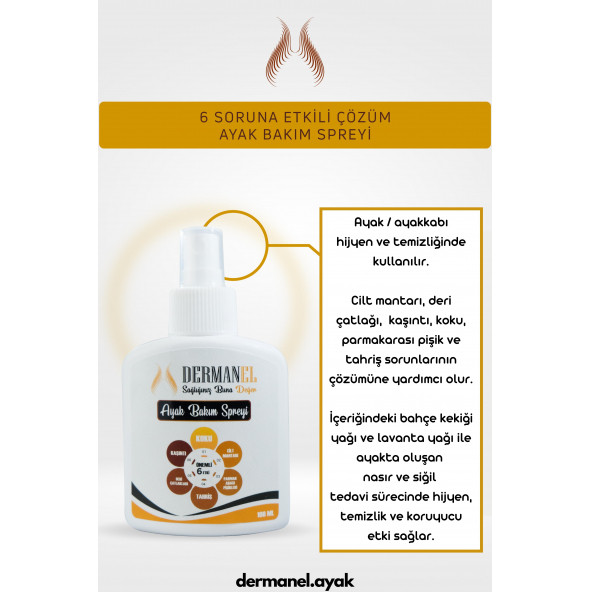 Dermanel Ayak Bakım Spreyi+Dermanel Ter Önleyici Sprey - 3