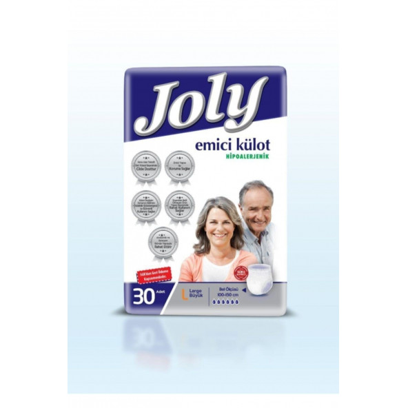 JOLY EMİCİ KÜLOTLU HASTA BEZİ BÜYÜK BOY (LARGE) 30 ADET