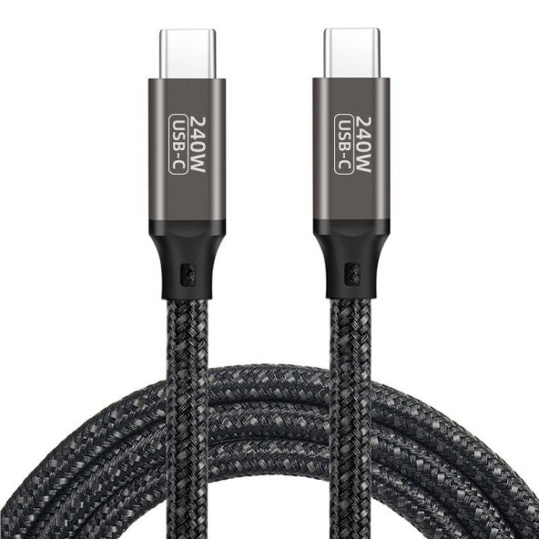 QG02 Type-C to Type-C PD 3.1 Data Kablosu 240W 480Mbps 1 Metre - 3