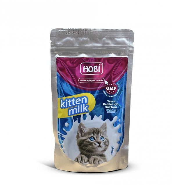Hobi Kitten Milk Yavru Kediler İçin Süt Tozu 200gr