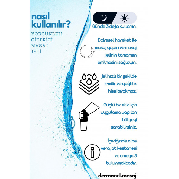 Dermanel Ayak Bakım Spreyi+Dermanel Yorgunluk Giderici Masaj Jeli - 8