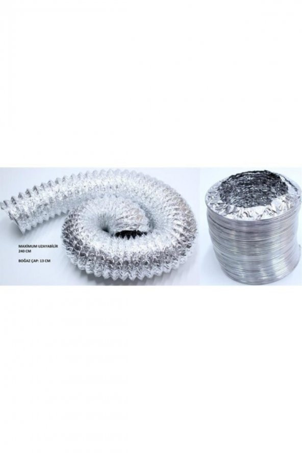 Aliminyum Aspiratör Havalandırma Borusu (DAVLUMBAZ BACA)