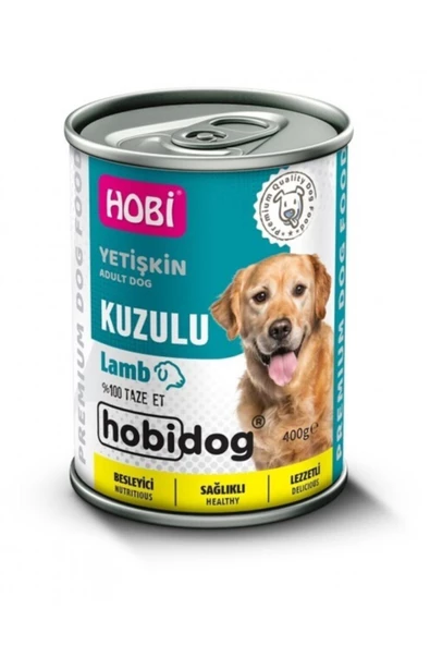 Hobi Hobidog Kuzu Etli Yetişkin Köpek Konservesi 400gr - 2