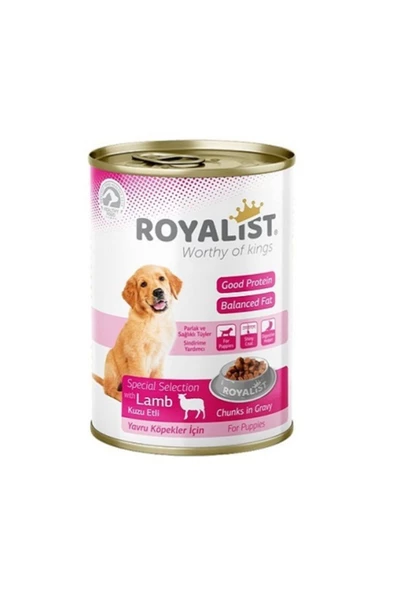 Royalist Kuzu Etli Gravy Konserve Yavru Köpek Maması 400 gr