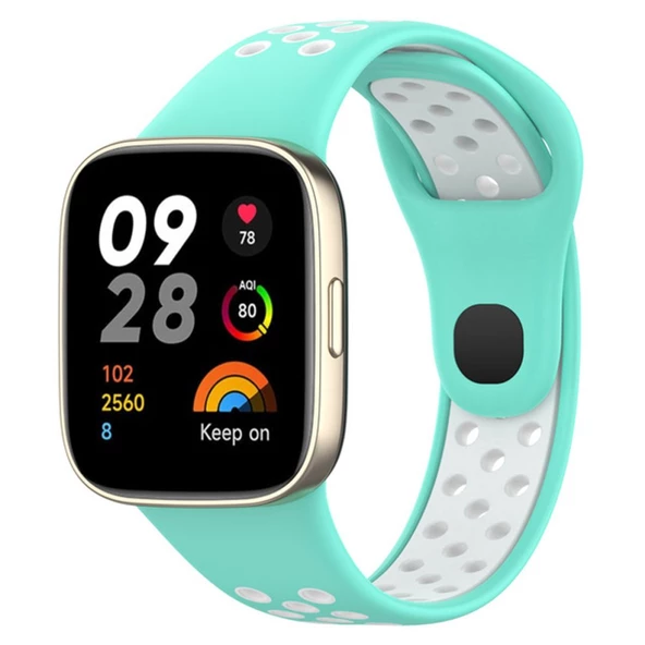 Xiaomi Redmi Watch 3 (Watch 3 Active Değildir) Kordon Delikli Spor Kordon - 10