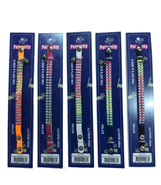 KEDİ BOYUN TAŞLI TASMA (20 cm X 10 mm)