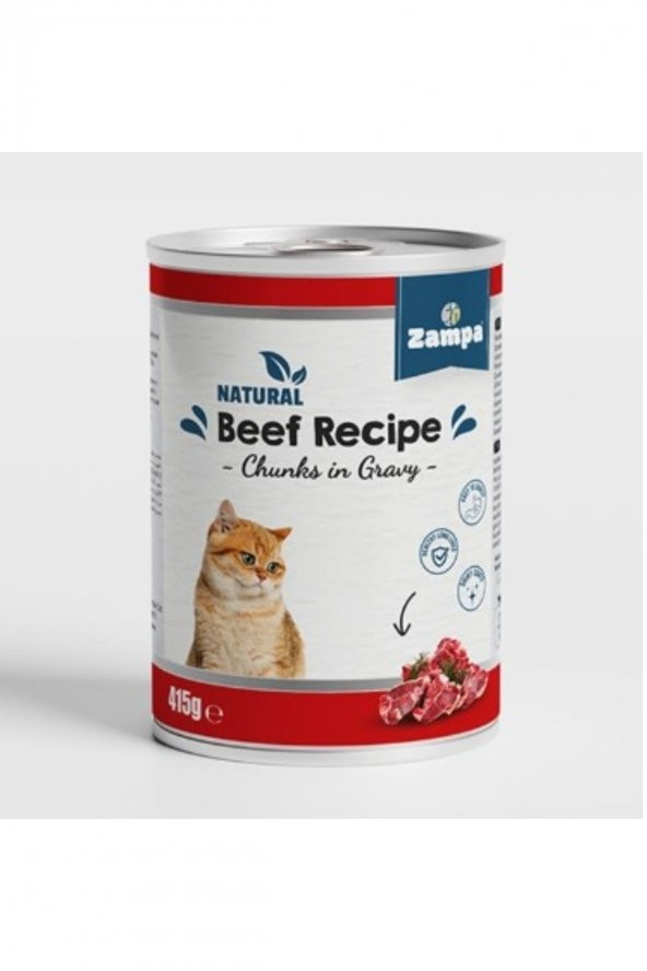 Sığır Etli Yetişkin Kedi Konservesi 415 Gr