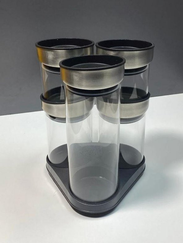 Arow Döner Standlı Cam Baharatlık-DC1.TR.3480 - 2