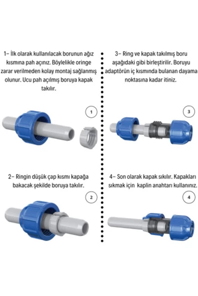 Kaplin Dıştan Dişli Dirsek (40x1 1/4) - 3