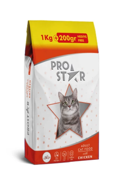 Pro Star Tavuklu Kedi Maması 1200gr