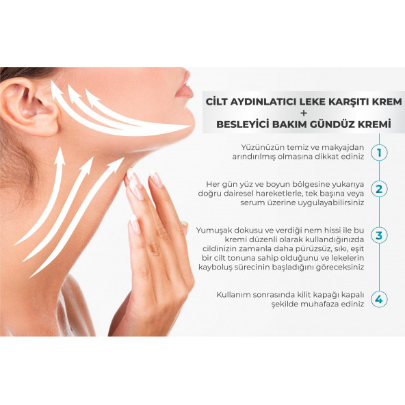 Dermanel Besleyici Bakım Gündüz Kremi+Dermanel Cilt Aydınlatıcı Leke Karşıtı Krem - 6