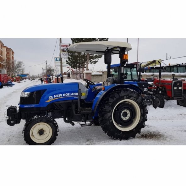 New Holland TT 50 Traktör Kaporta Kılıfı-Branda-Mavi - 5