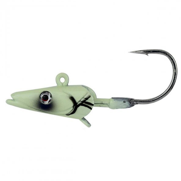 Savage Gear Sandeel 16Gr no:3� Jig Head ( Glow )