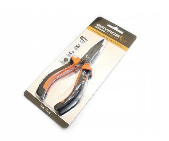 Savage Gear MP Splitring and Cut Pliers Medium 18 cm Balıkçı Pensesi - 2
