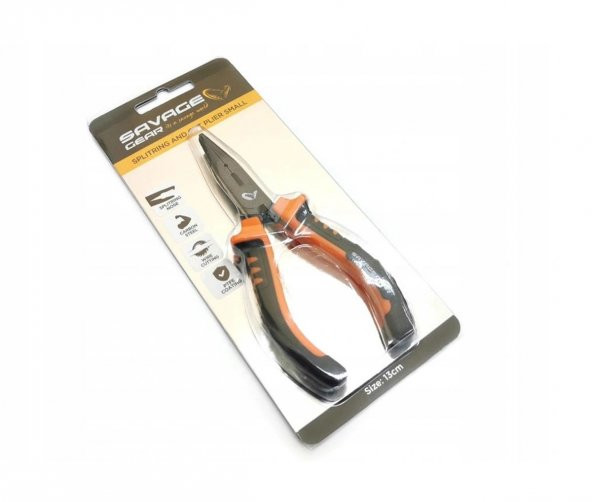 Savage Gear MP Splitring and Cut Pliers Medium 18 cm Balıkçı Pensesi - 3