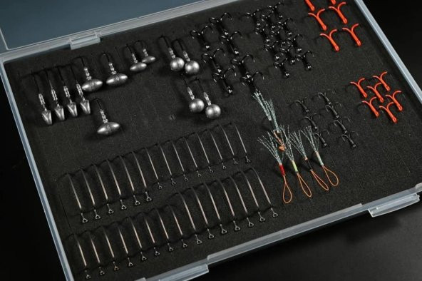 BKK OCD-Box A1 Tackle Box Eva Jig Head Kutusu - 4