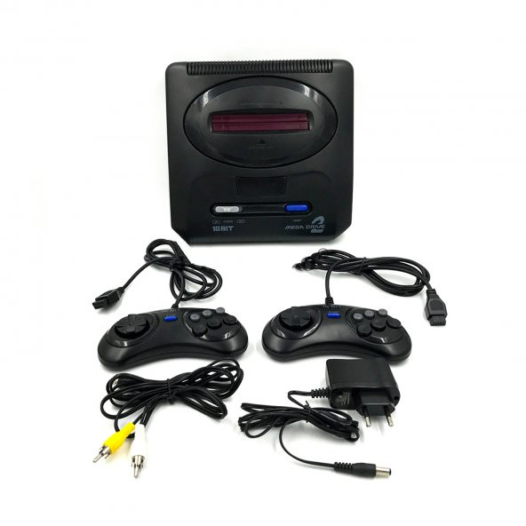 Sega Mega Drive 2 48 Oyunlu Efsane Retro Oyun Konsolu 16-Bit Çift Kol - 4