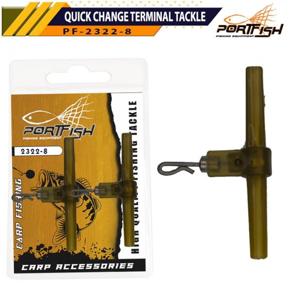 Portfish Quick Change Terminal Tackle T Fırdöndü (Sissy Aparatı) - Resim 2