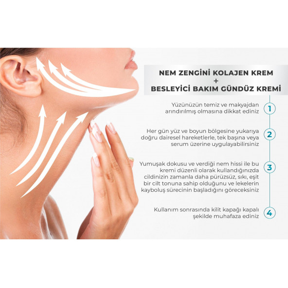 Dermanel Besleyici Bakım Gündüz Kremi+Dermanel Nem Zengini Kolajen Krem - 6